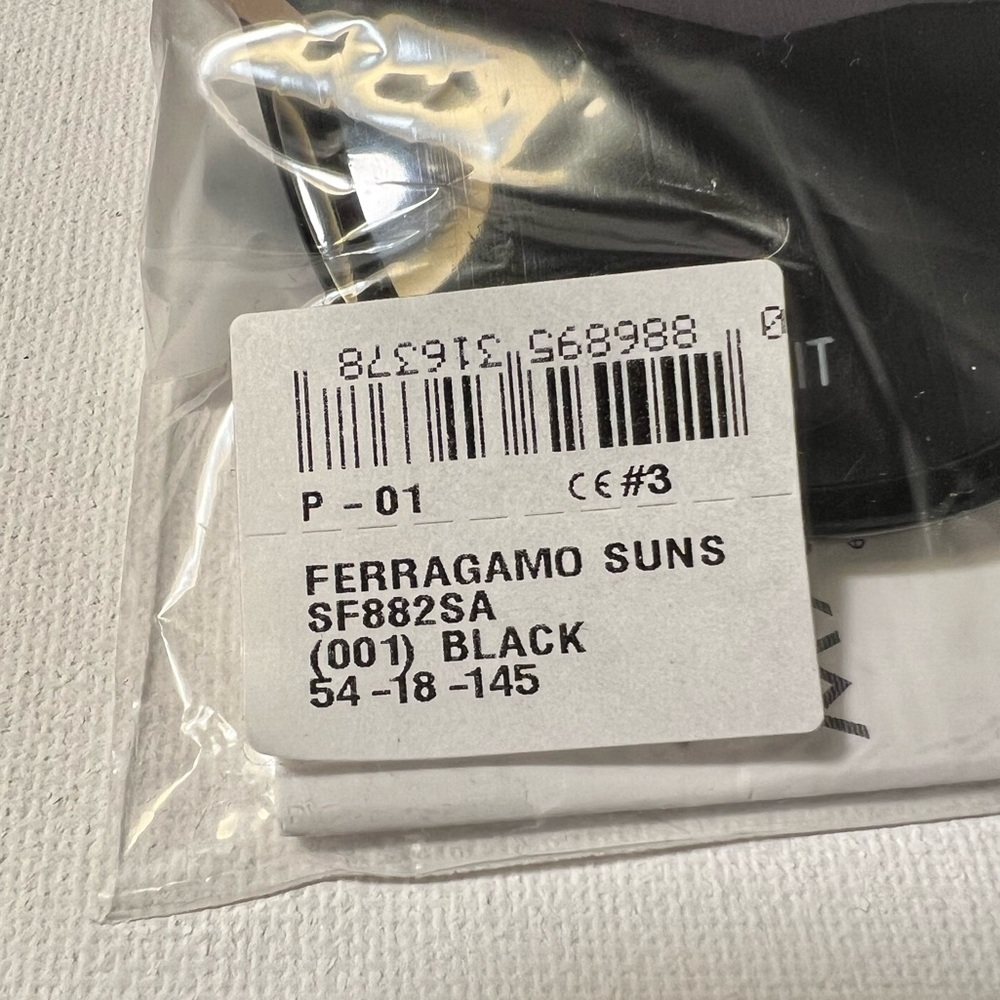 NEW Salvatore Ferragamo Semi Black Cat Eye Sunglasses SF882SA with Box - Picture 9 of 10